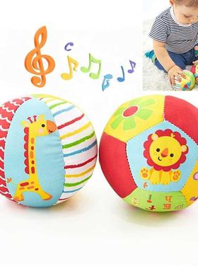Soft Cloth Rattle Ball Baby Toy For 0-36 Months Stuffed Baby
