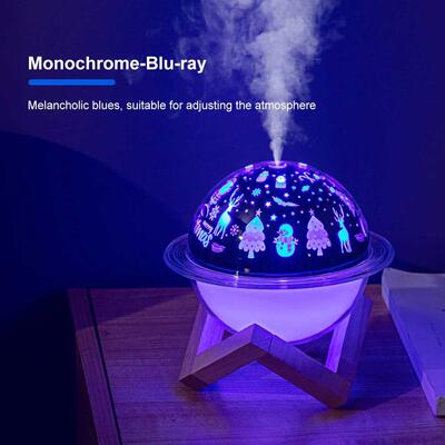 USB Mini LED Colorful Night Light Planet Lamp Humidifier 4