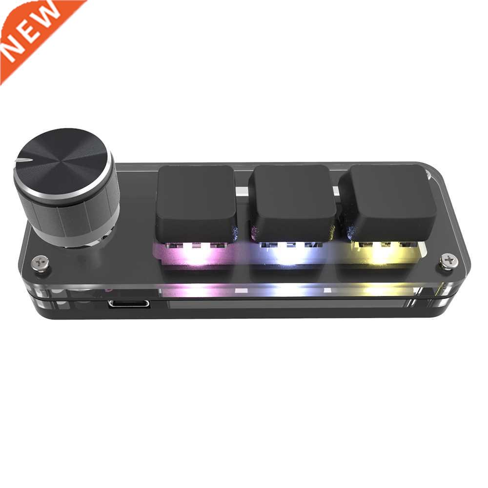 Programming Macro Custom Knob Keyboard RGB 3 Key Copy Paste