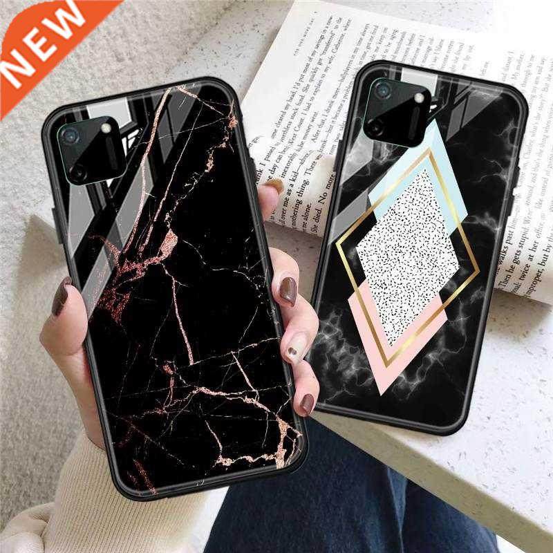 Realme C3 Case C11 C15 V3 V5 6i 7 X7 Pro Tempered Glass Pro
