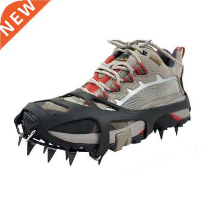 1 Pair 18 Teeth Anti-Slip Ice Snow Shoe Boot Traction Cleat