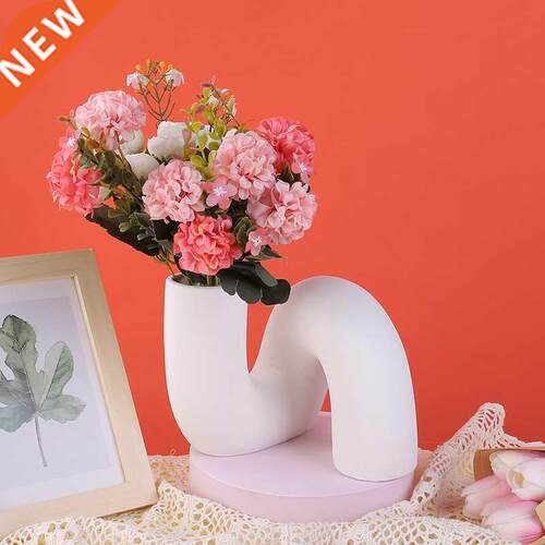 Ceramic Vases Modern Minimalist Flower Holder Desktop
