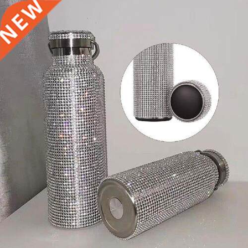 Sparkling Thermos Bottle Costoso Rhinestone Double Wall