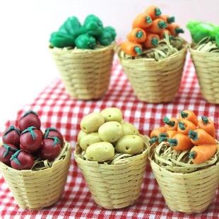 Simulation Artificial Fruits and Vegetables Doll House