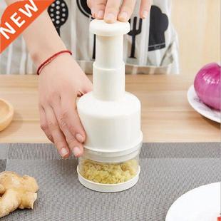 Hand Pressure Garlic Crusher Onion Garlic Cutter Shredder