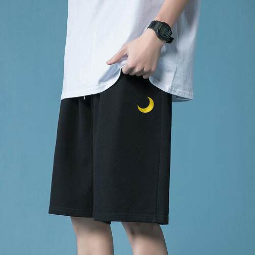 NoEstaMal 2022 Summer New Cotton Sport Shorts Men Loose Ha