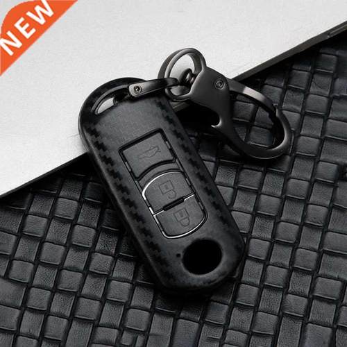 Carbon car key ver key case For Mazda 2  6 Axela Atenza CX-