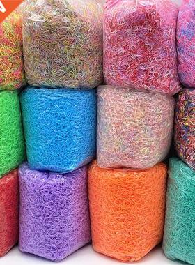 1000Pcs/bag Colorful Small Dsposable Har Bands Scrunche G