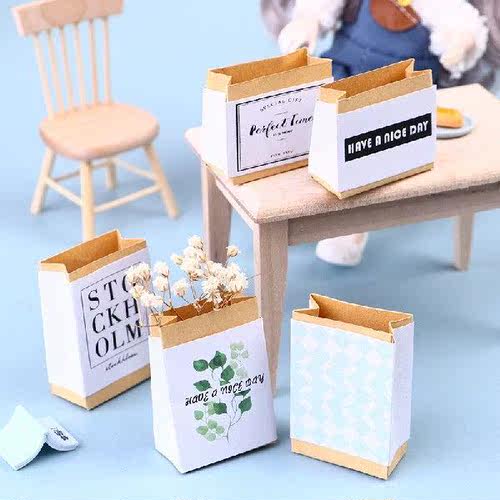 Handmade 1:12 Dollhouse Miniature DIY Doll Deco Fashion