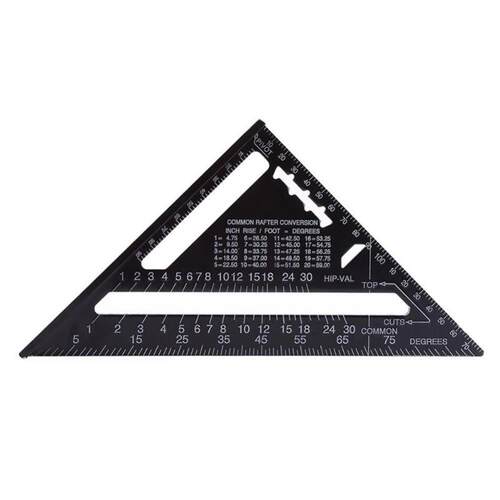 Triangular Measuring Ruler 7 Inch Metric Speed Square Roofin