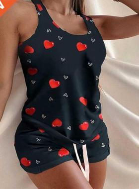 2021 New Pyjamas Women Camisole Sleep Wear Women Pajamas Hea