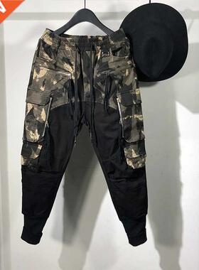 Owen Seak Men Casual Harem Pants Gothic Men Clothing Cargo H