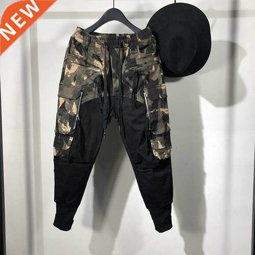 Owen Seak Men Casual Harem Pants Gothic Men Clothing Cargo H