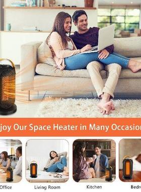 Electric Space Heater 1200W 3 Modes Portable PTC Fast