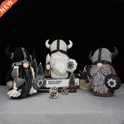 Faceless Old Man Stuffed Doll With Knight Dwarf Viking