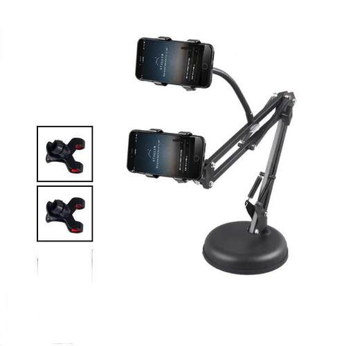 Extendable Double Cell Phone Holder with Suspension Boom