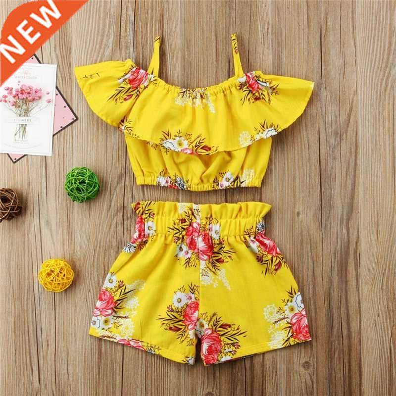 Fashion Hot Toddler Baby Summer 2020 Kid Clothes Floral Prin