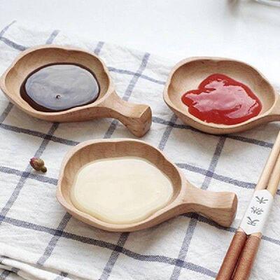 Wood Seasoning Dish Assorted Seasoning Sugar Salad Tomato