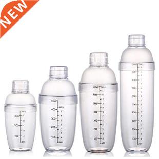 Plastic Cocktail Shaker Clear Bar Shaker Milk Tea Cup