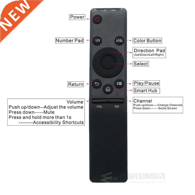 Smrt Remote Control Replcet Smsung HD 4K Smrt Tv BN59-0