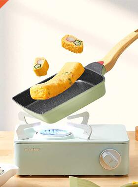 Aluminium Alloy Cookware Pancake Egg Square Pot Nonstick