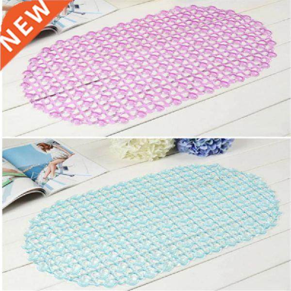 1 Pcs PVC Oval Water Drop Bathroom Non-slip Mat Home Bath