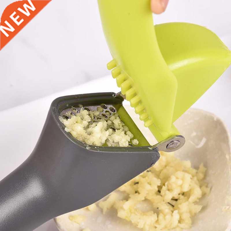 Multifunction Stainless Steel Garlic Press Crusher Kitchen