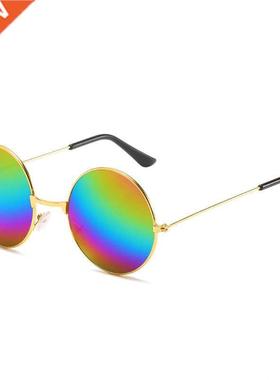 Round Glasses Men Women Steampunk Sunglasses Vintage Sunglas