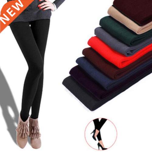 Women Winter Warm Leggings Skinny Stretch Fleece Pants Women