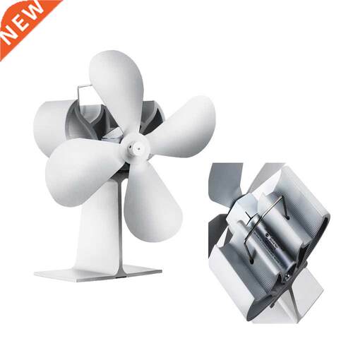 Portable Heat Powered Stove Fan Fuel Saving Mute Fireplace T
