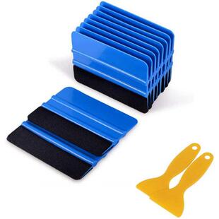 Vinyl Wrap Tool Kit, 10Pcs Felt Edge Squeegee for Car Vinyl