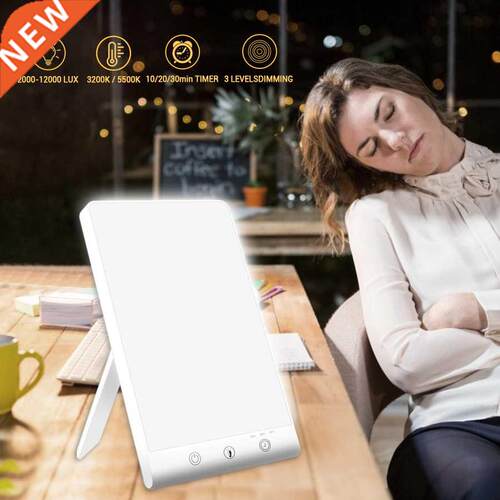 SAD Light Therapy Lamp Touch 5V USB Timming 3 Modes Dimmable
