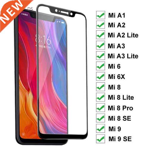 9H Protective Glass On The Xiaomi Mi A1 A2 A3 Lite 5X 6X Te