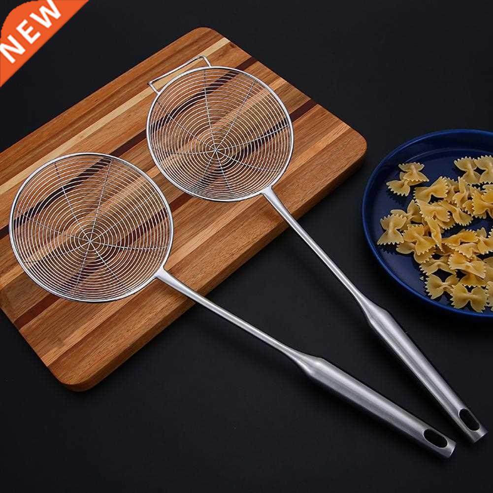 skimmer food oil fine mesh stainless steel strainer ladle