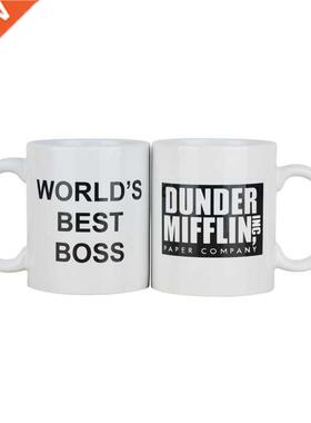 Coffee Mug cup With Dunder Mifflin The Office World's Best