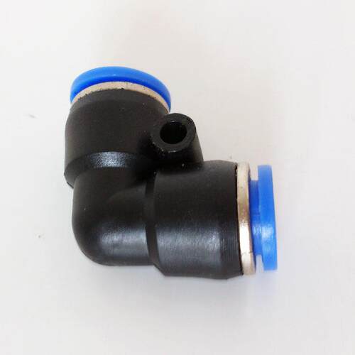10Pcs 4mm ID Pneumatic Connectors Push in Elbow Fitting Equa