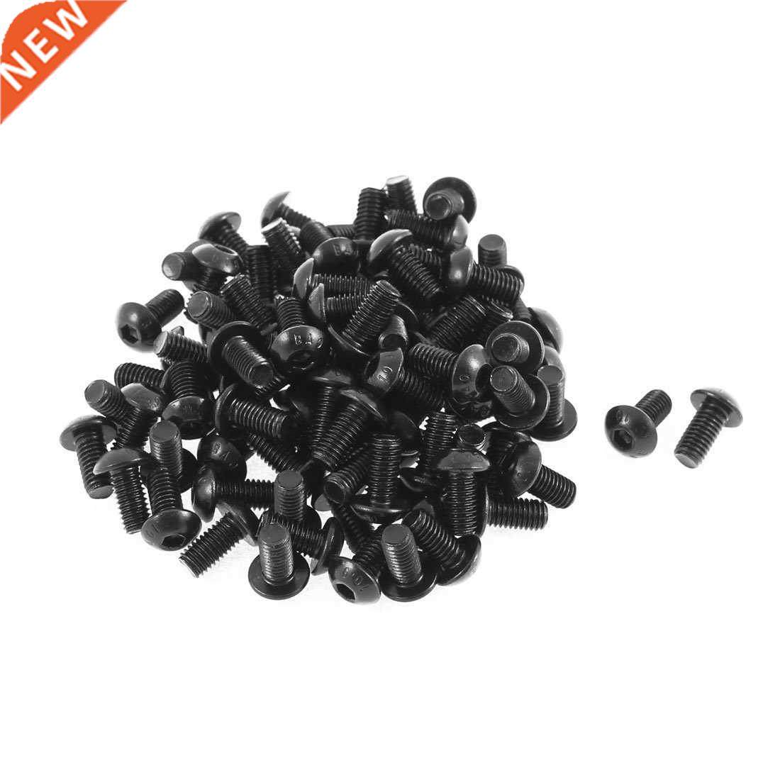 M5x10mm 10.9 Steel Button Head Hex Socket Cap Screw Bolt 100