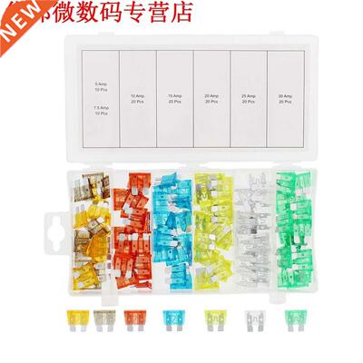 120-Piece Standaard Blade Zekering Assortiment Kit 5 7.5 10