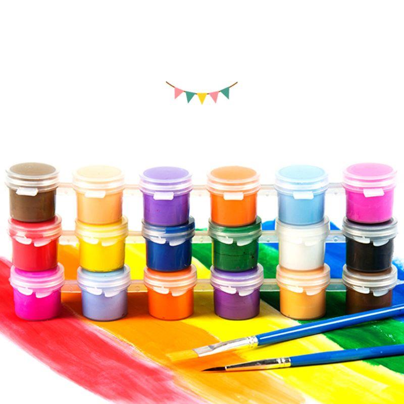 1 Set 3ml/5ml Hand-painted Acrylic Paint Children Safe Paint