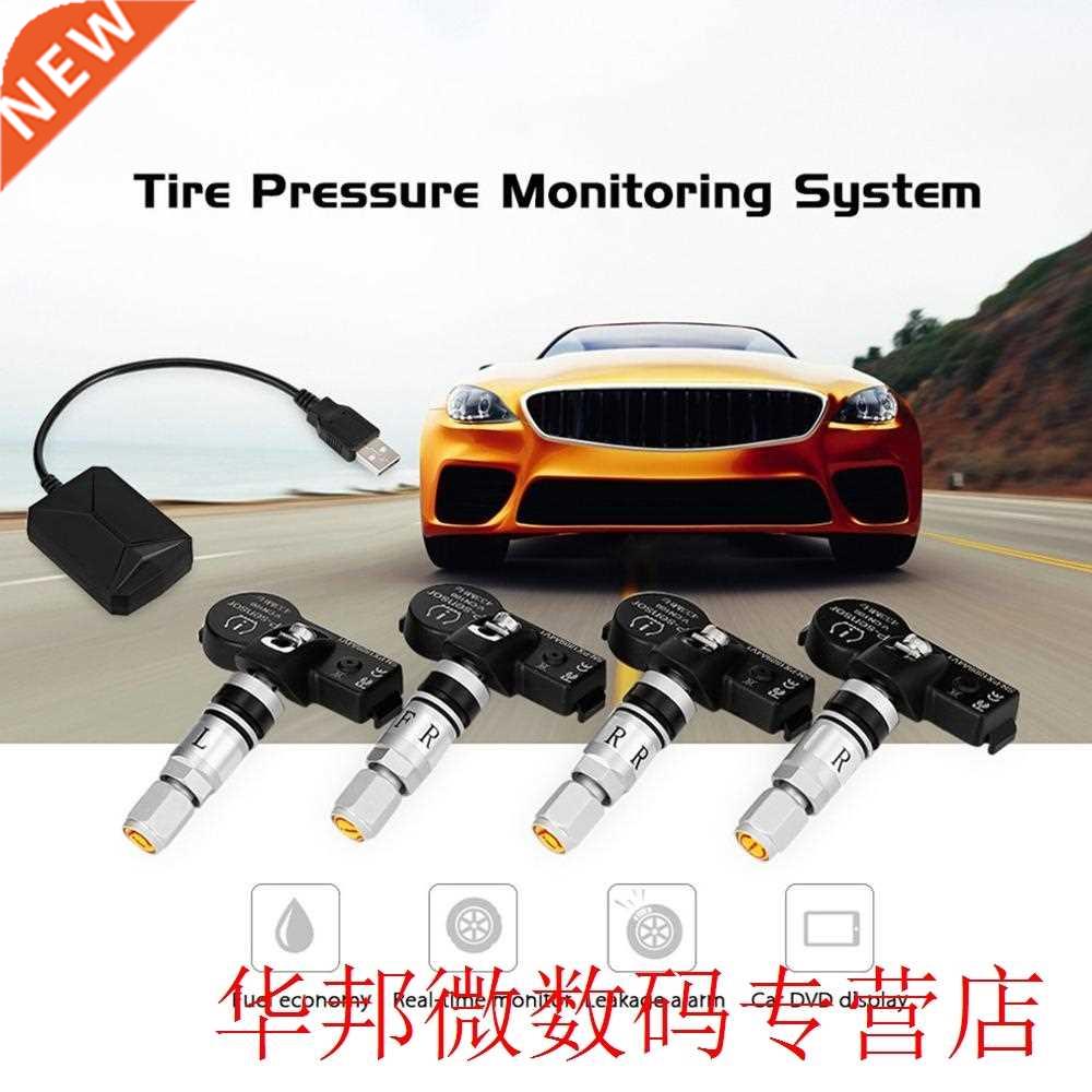Car Usb Tire Pressure Monitor Sensor Tire Pressure Wireless