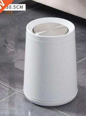 Bathroom Round Trash Bin Gold Sorting Office Paper Basket