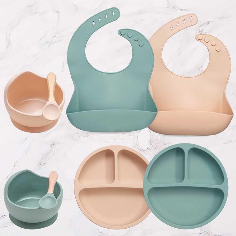 2022 New Design Silicone Children's Products Tableware Feedi