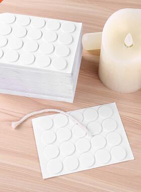 600/1000Pcs Candle Wick Stickers Heat Resistance Wick Base F