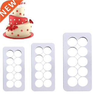 3pcs Round Cookie Cutters Fondant Baking Cookie Biscuit
