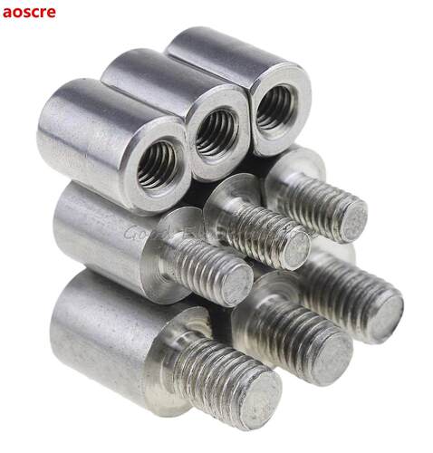 201 Stainless Steel Triple Hinge M6/M8 Internal and External