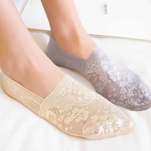 1 Pair Fashion Women Girls Socks Style Lace Flower Short Ant