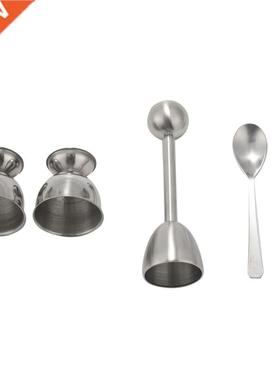 Egg Cracker Topper Set – Soft Hard Boiled Eggs Separator To