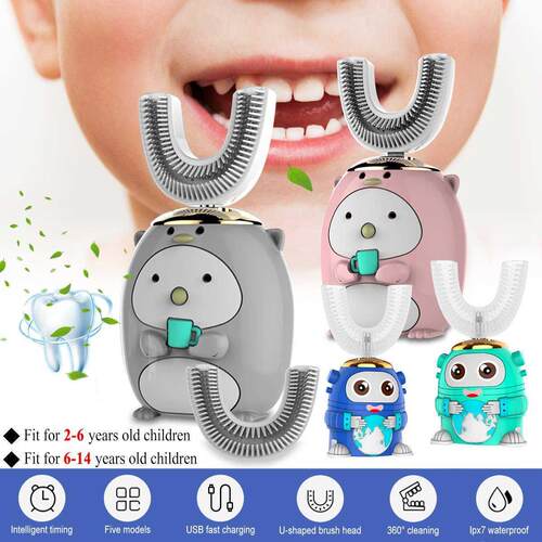 Cartoon Silicone Smart 60 Degrees U Shape Electric