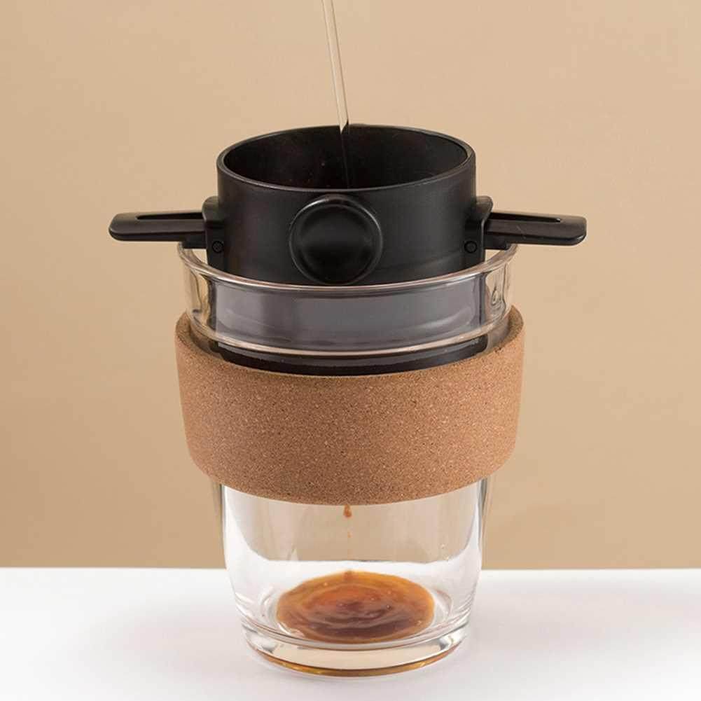 Foldable Portable Coffee Filter Coffee Maker Stainless Stee