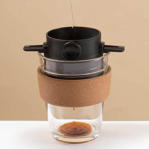 Foldable Portable Coffee Filter Coffee Maker Stainless Stee